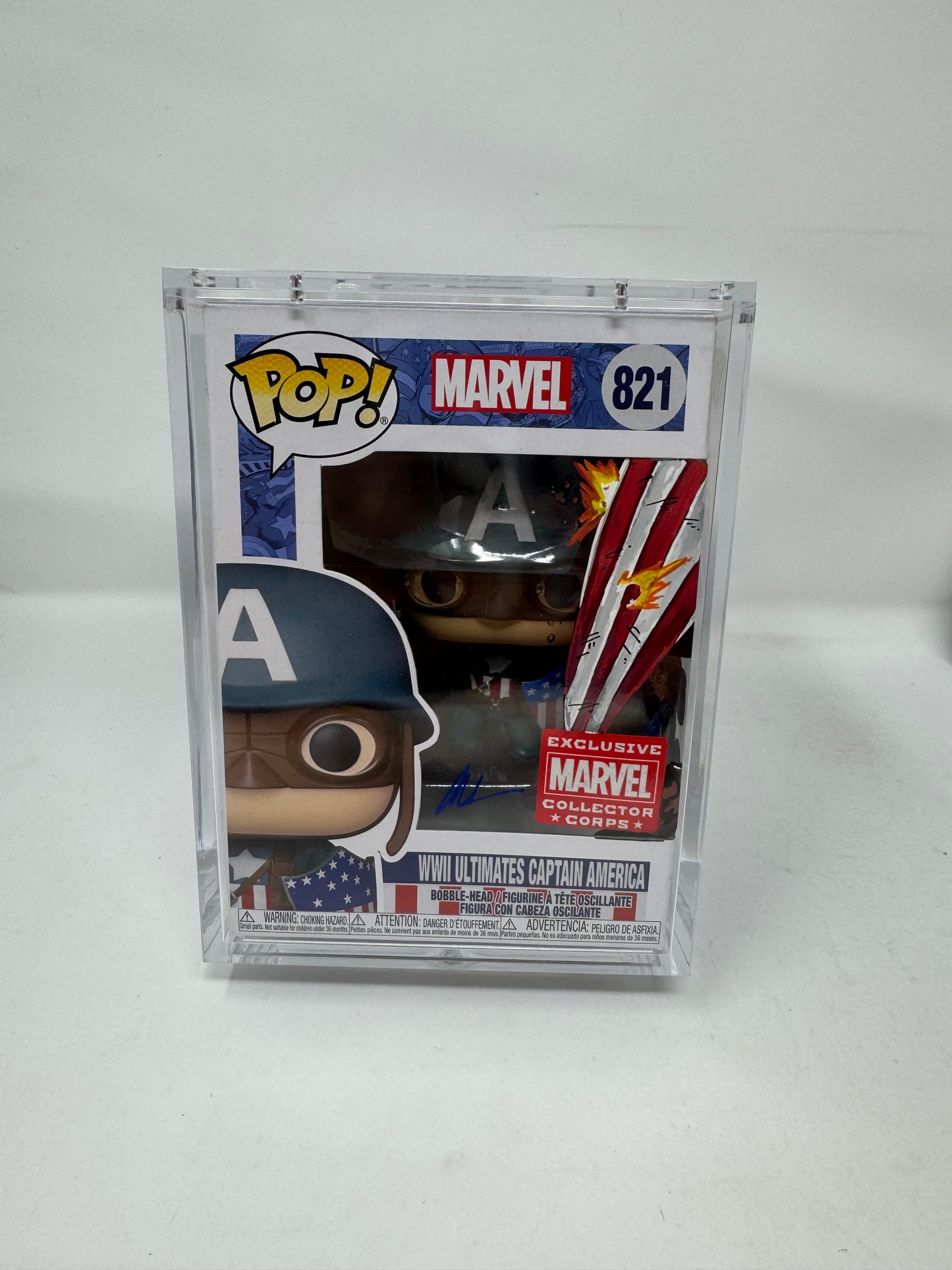 Marvel- WWII Ultimates Captain America 821 TCC X Mooch Custom