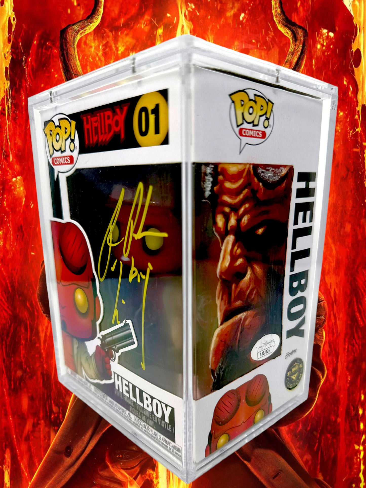 Sold Toy Cabal Custom X DNA Paint Gold Signature Series Hellboy 01