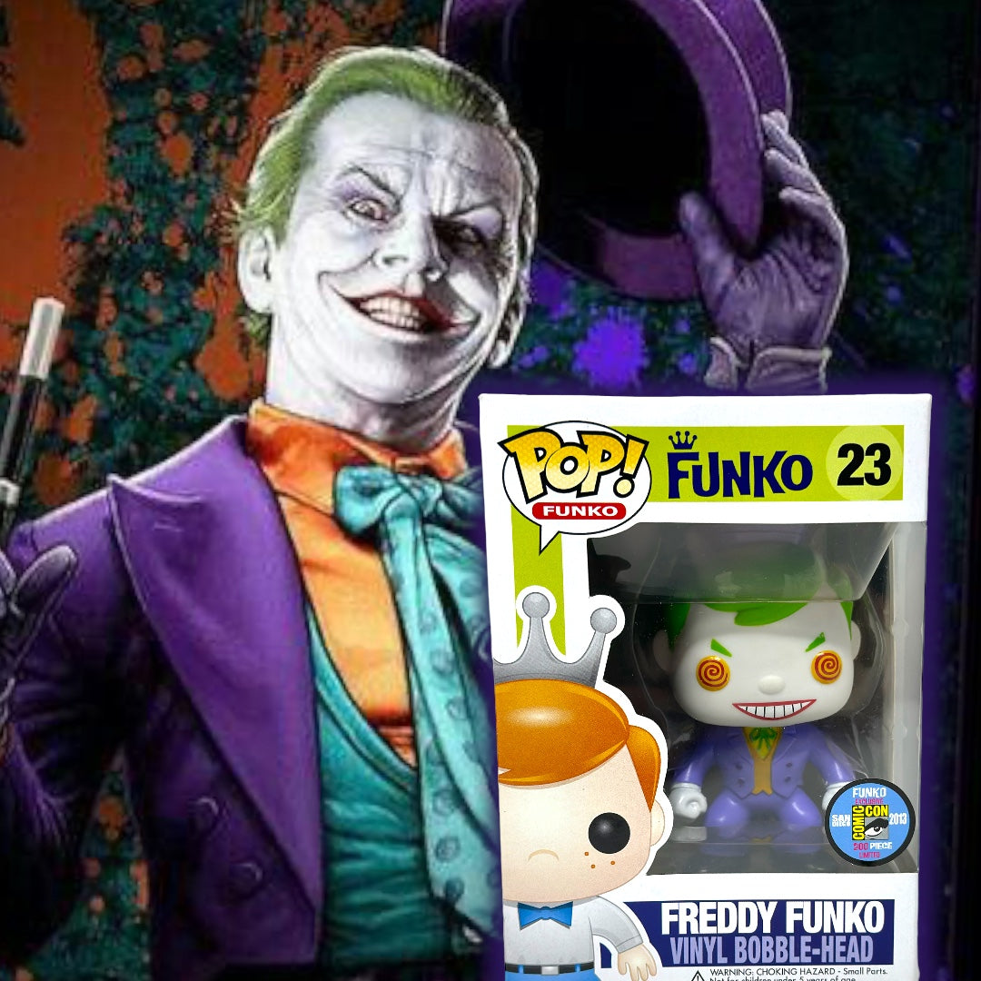 Sold 2013 SDCC Freddy Funko as Joker LE200