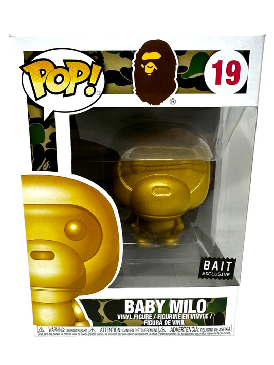 2018 Bait Exclusive Bape Baby Milo Gold