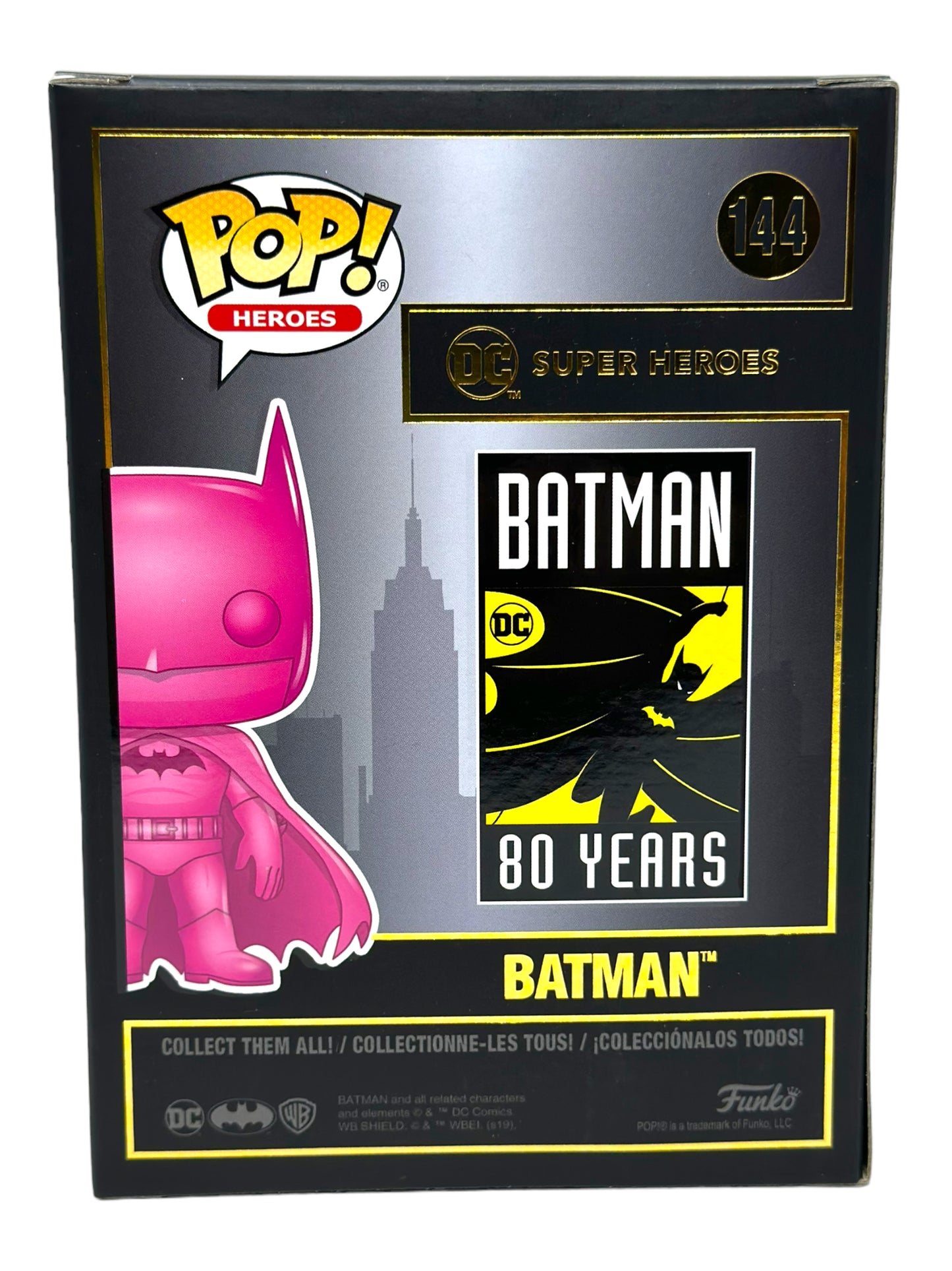 2019 NYCC Batman 144 Pink Chrome LE1000