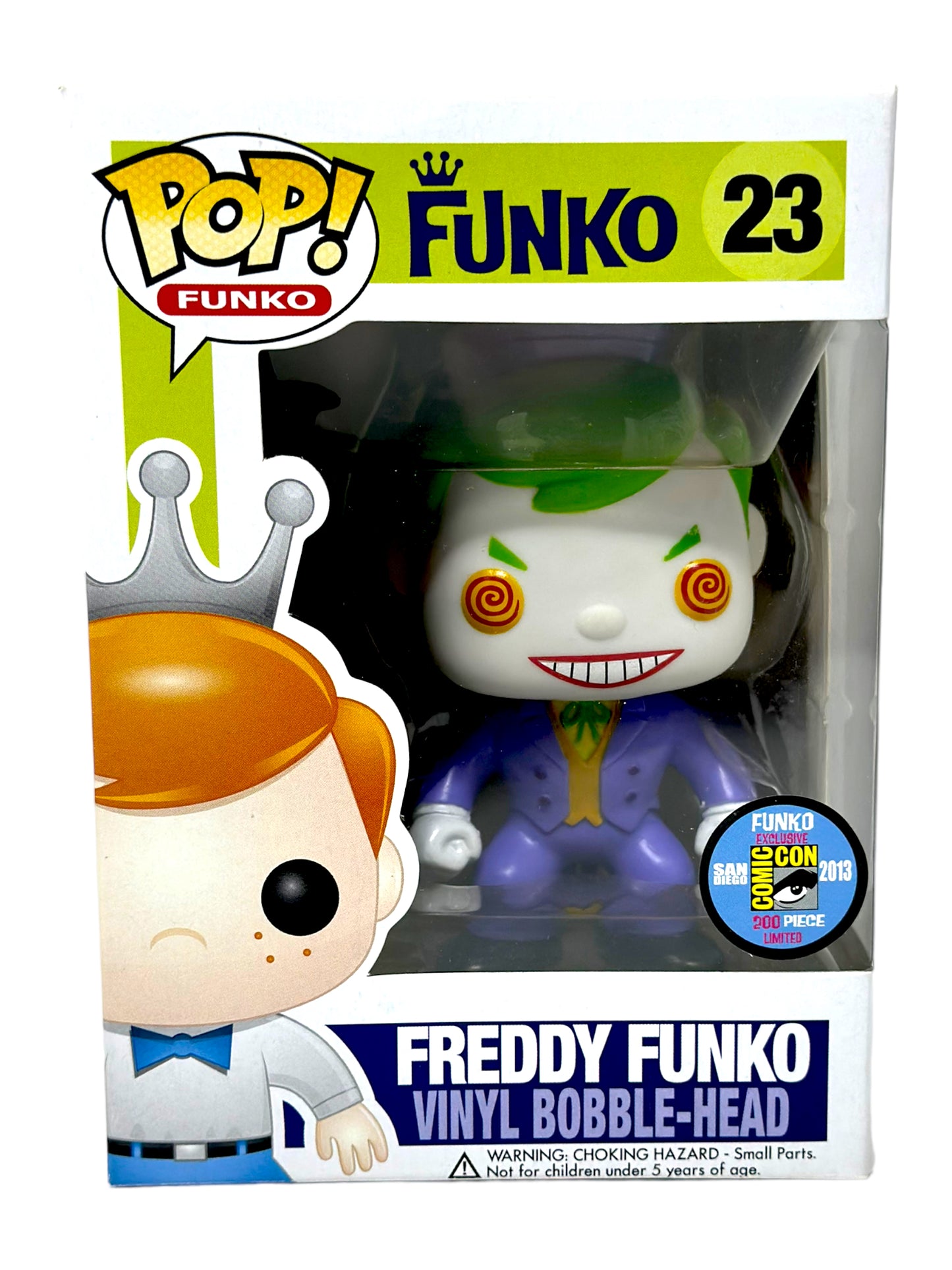 Sold 2013 SDCC Freddy Funko as Joker LE200