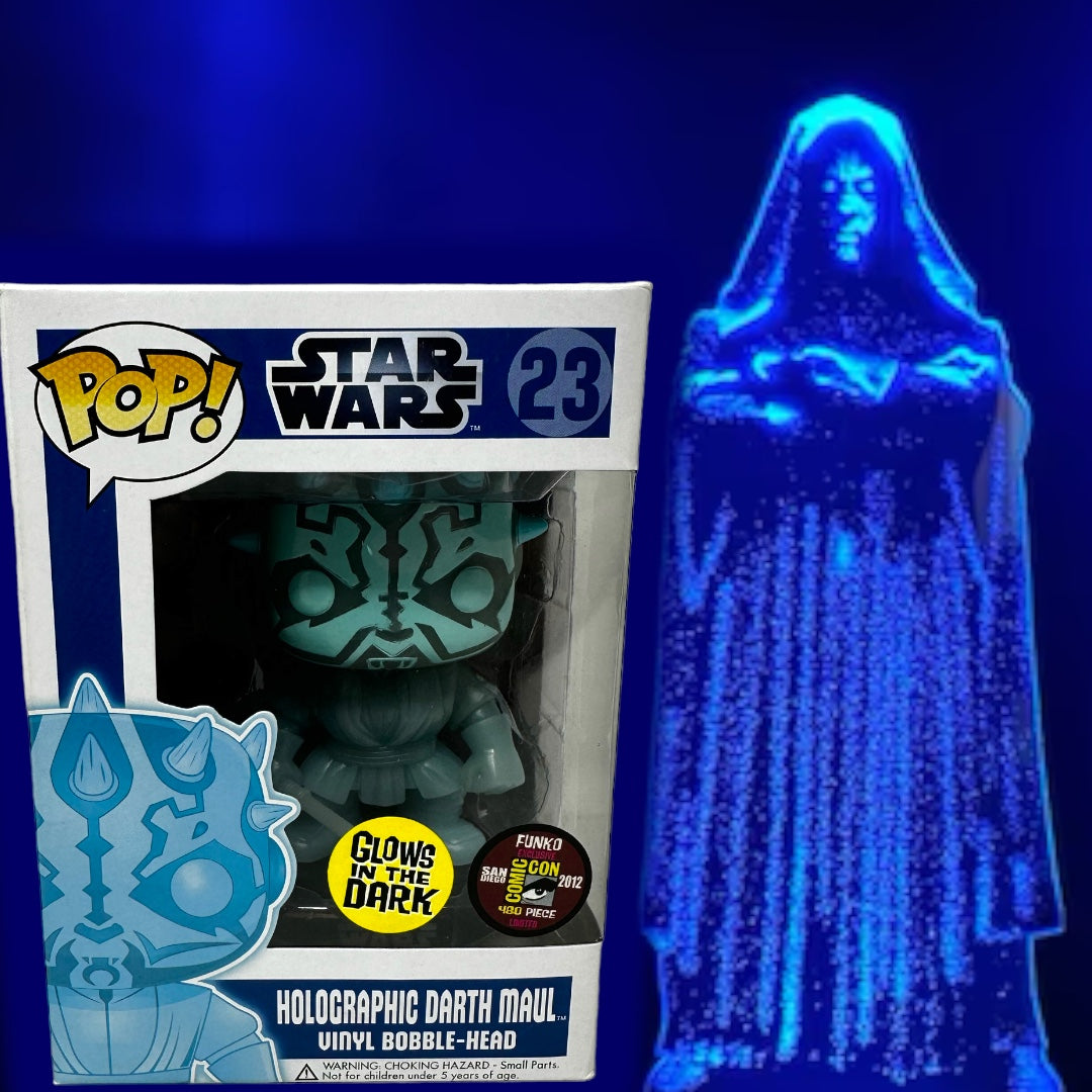 Sold 2012 SDCC Holographic Darth Mail LE480