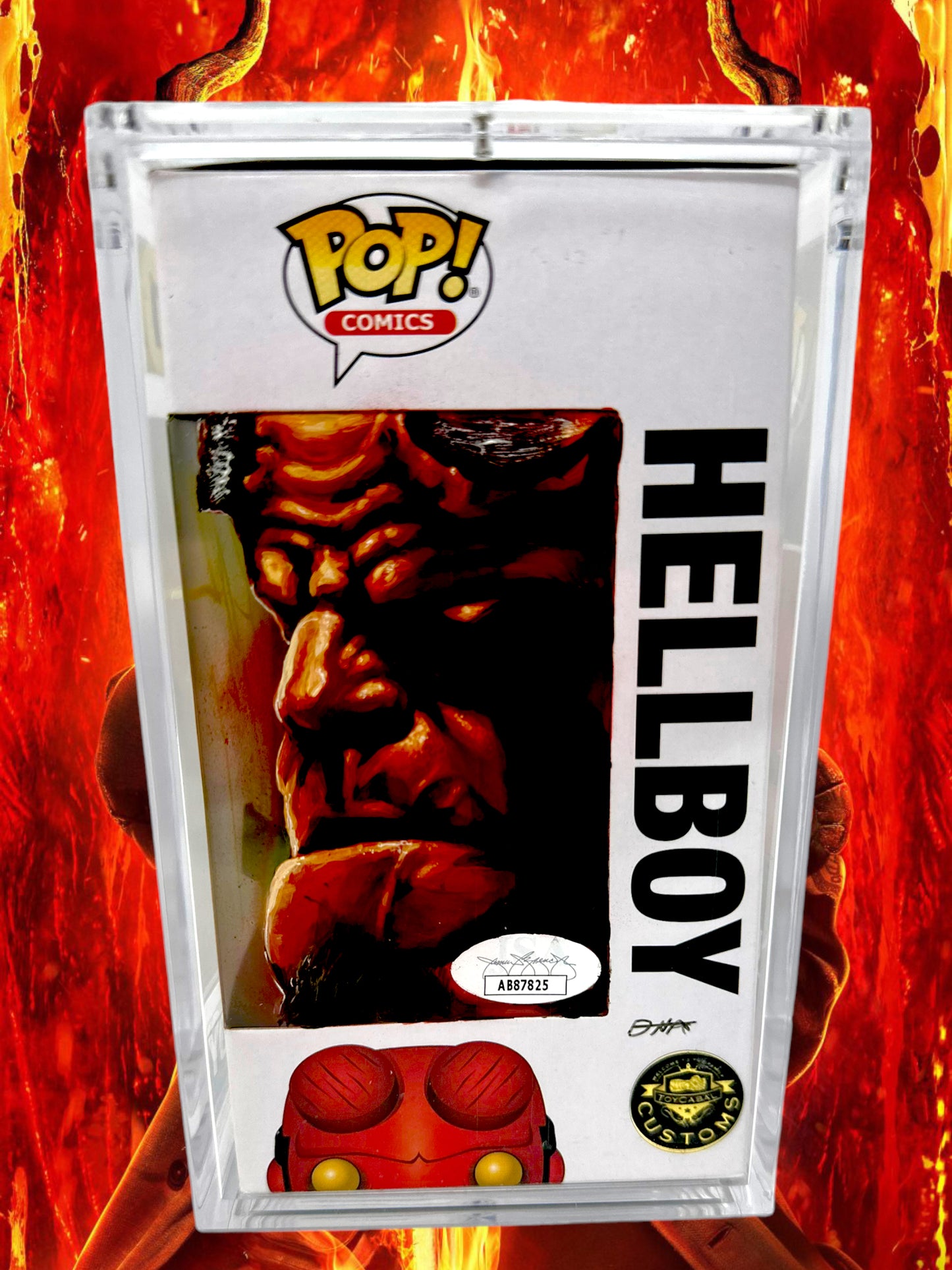 Sold Toy Cabal Custom X DNA Paint Gold Signature Series Hellboy 01