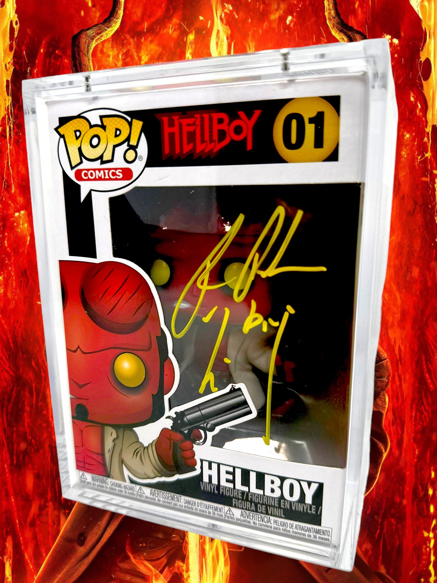 Sold Toy Cabal Custom X DNA Paint Gold Signature Series Hellboy 01