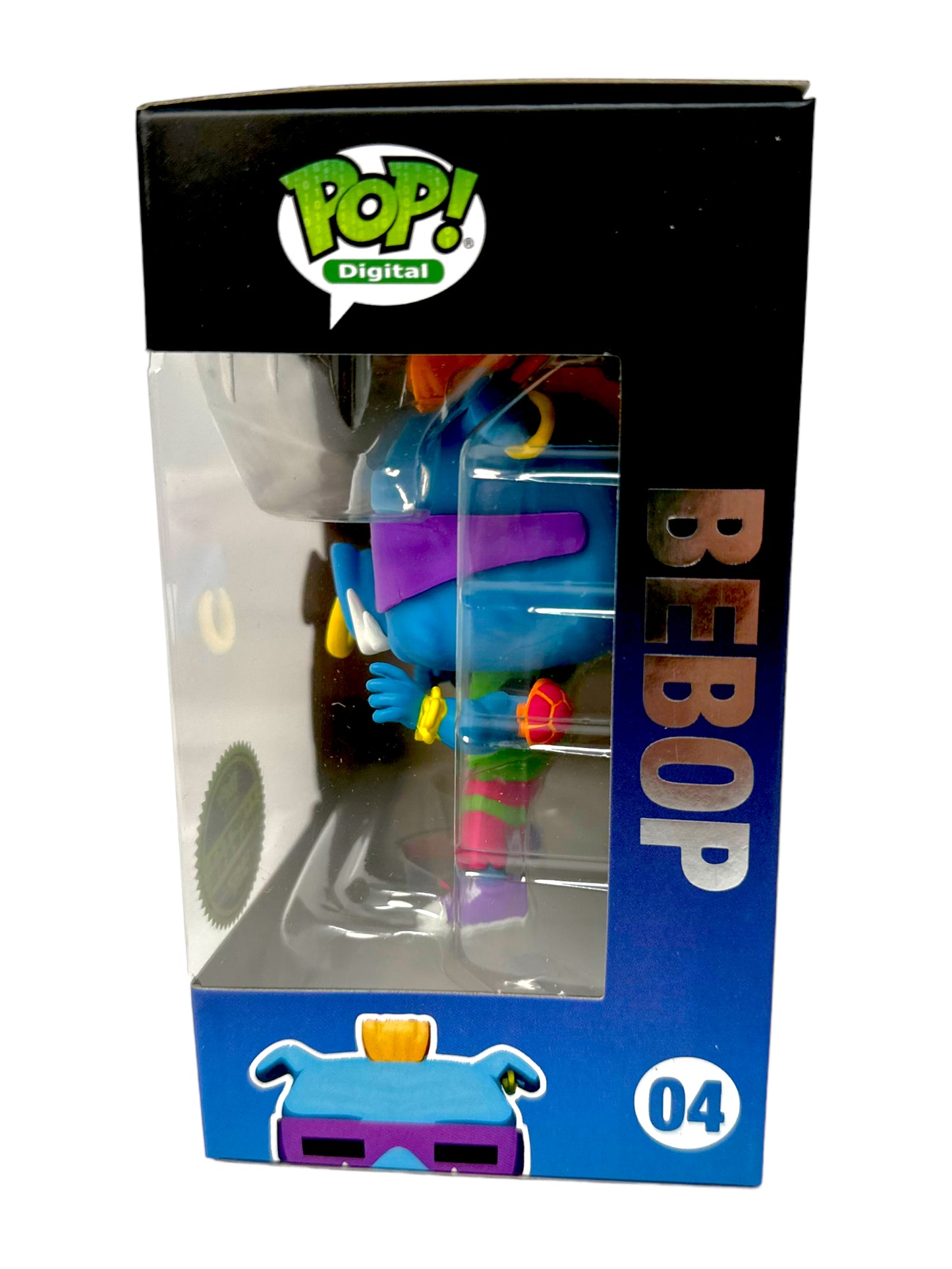 Sold Funko Pop NFT #04 TMNT Bebop Black Light Legendary LE 1467