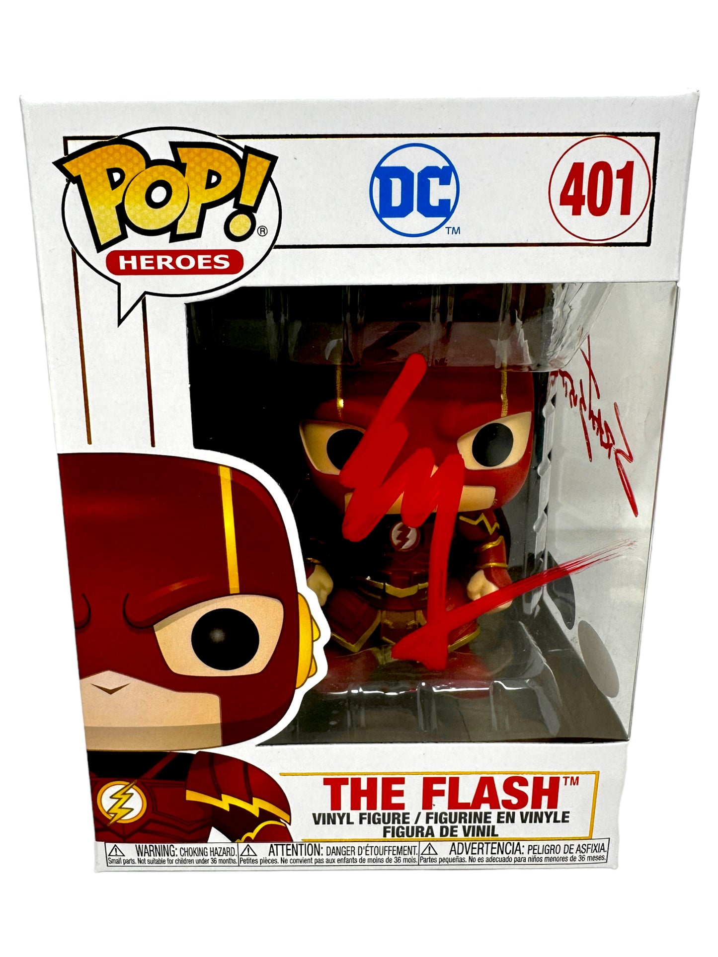 2021 The Flash 401 Dual Autographed X Ezra Miller / Grant Gustin JSA & Beckett COA