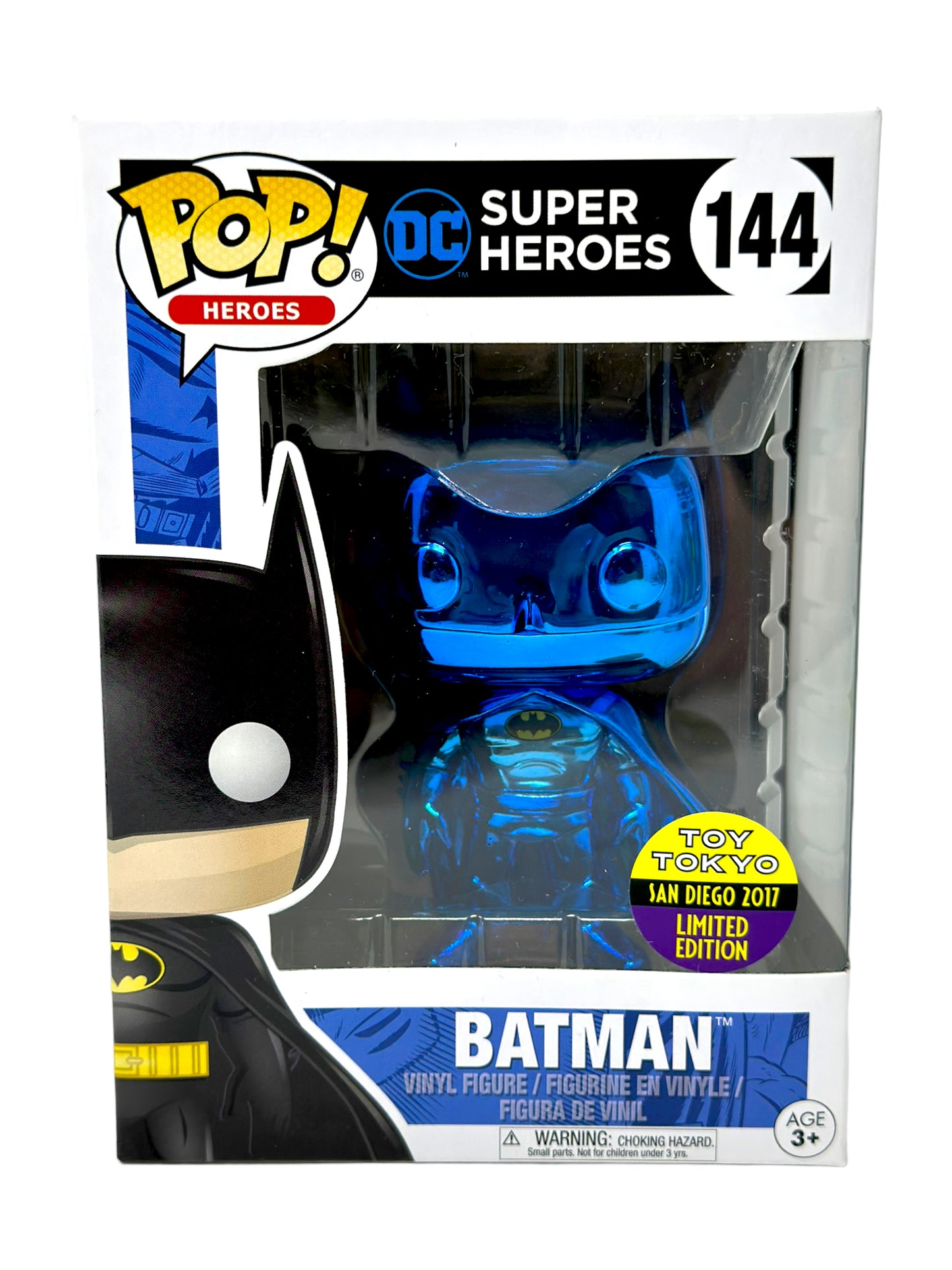 2017 NYCC Toy Tokyo Batman 144 Blue Chrome