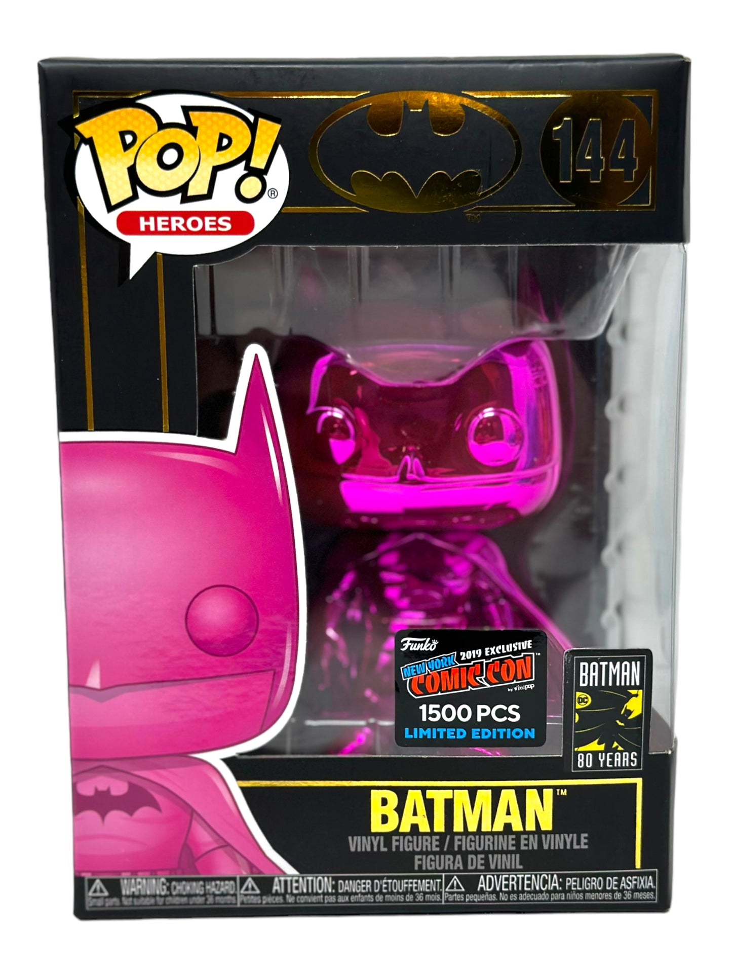 2019 NYCC Batman 144 Pink Chrome LE1000