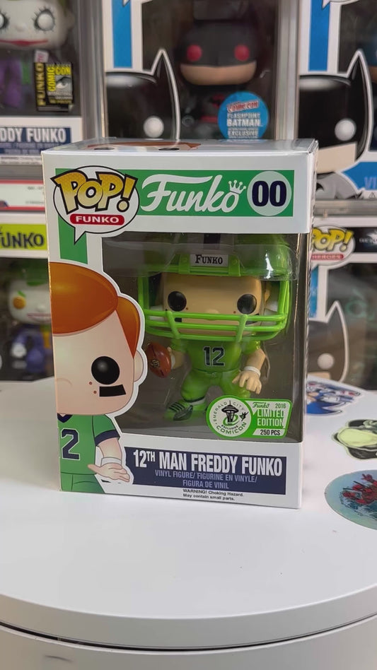 Sold 2016 SDCC Freddy Funko 12th Man  LE250